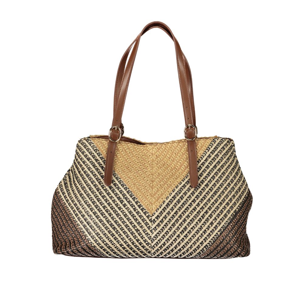 Twinset Braune Damentasche aus Polyester