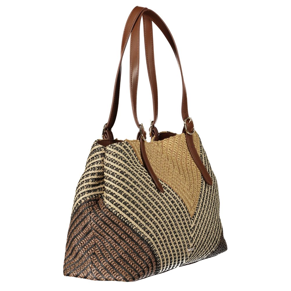 Twinset Braune Damentasche aus Polyester