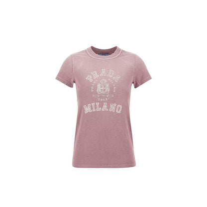 Prada Mehrfarbiges Baumwoll-T-Shirt