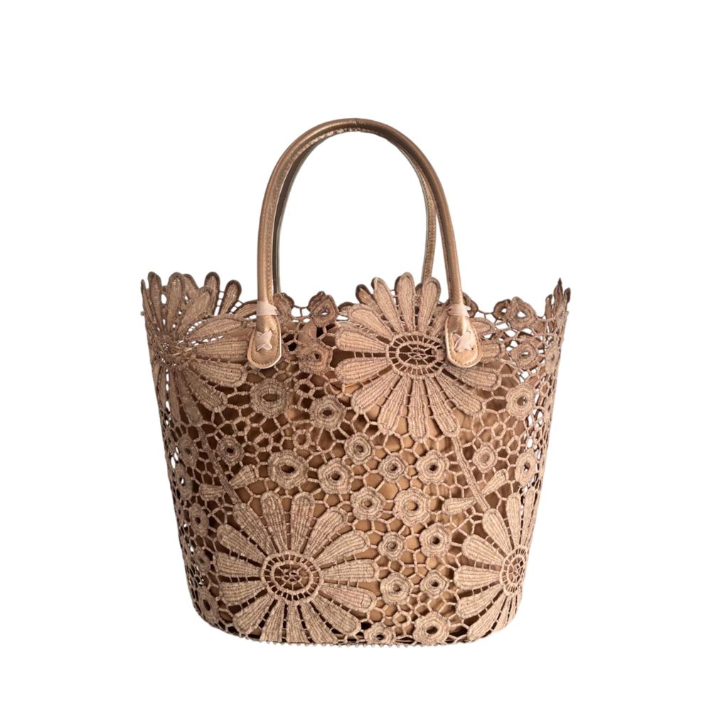 Baldinini Trend Braune PU-Damenhandtasche