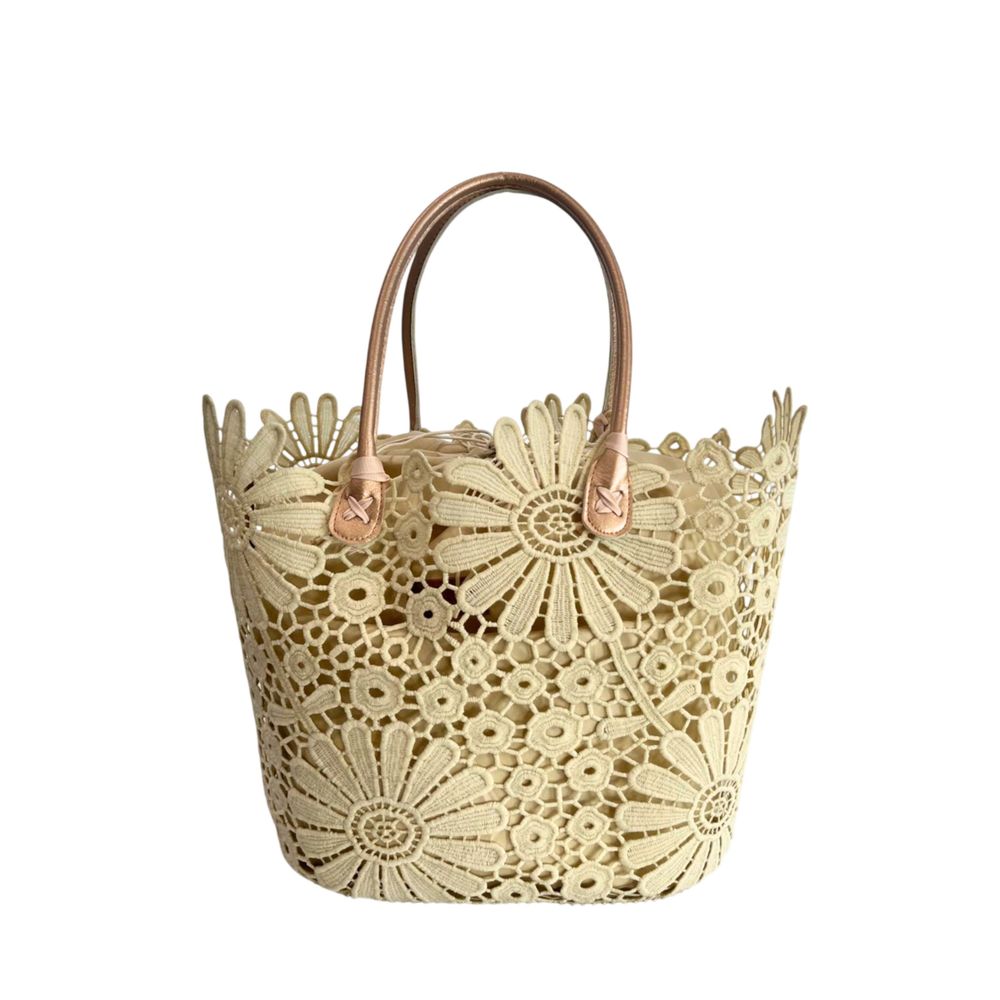 Baldinini Trend Beige PU Damen Handtasche