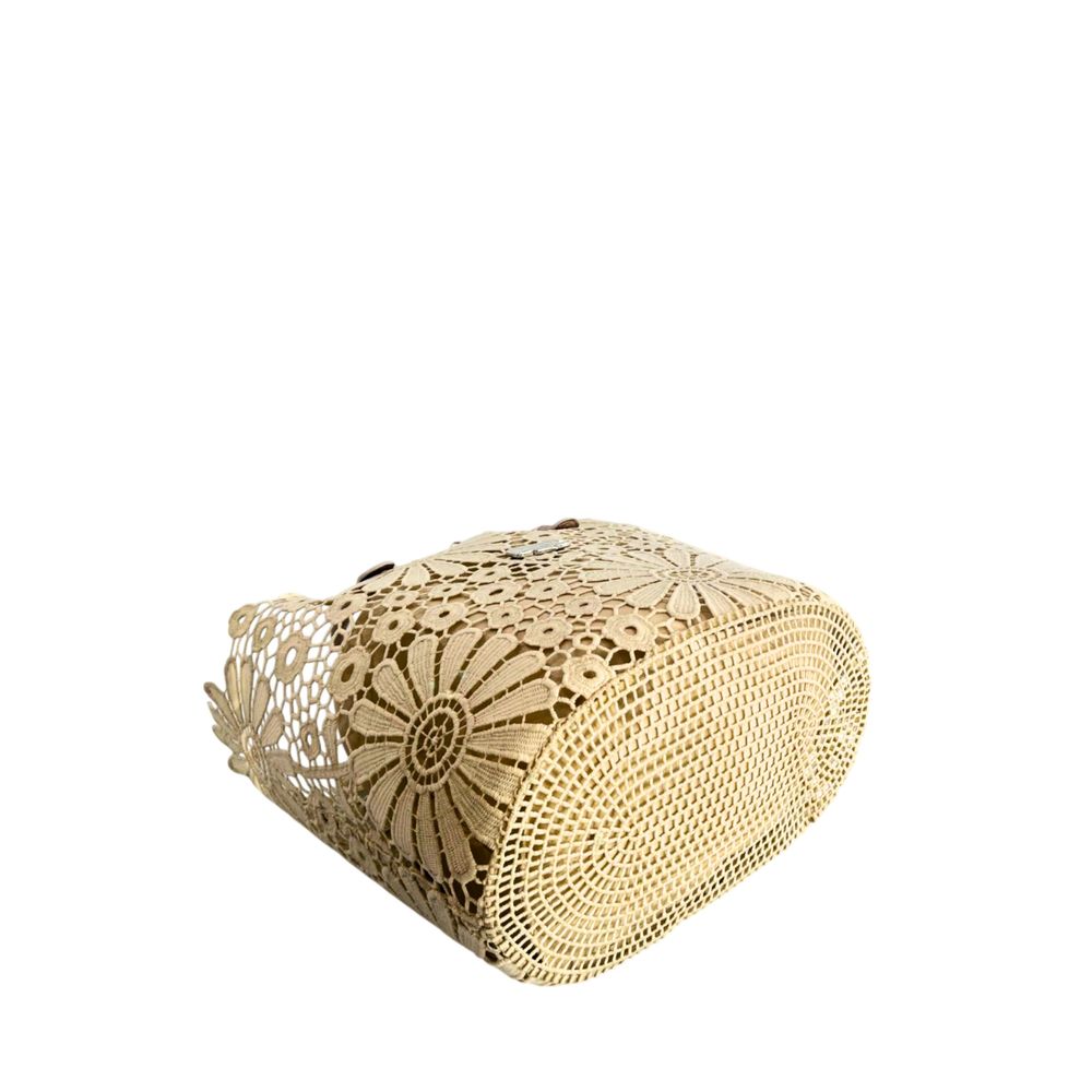 Baldinini Trend Beige PU Damen Handtasche