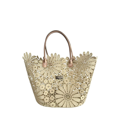 Baldinini Trend Beige PU Damen Handtasche