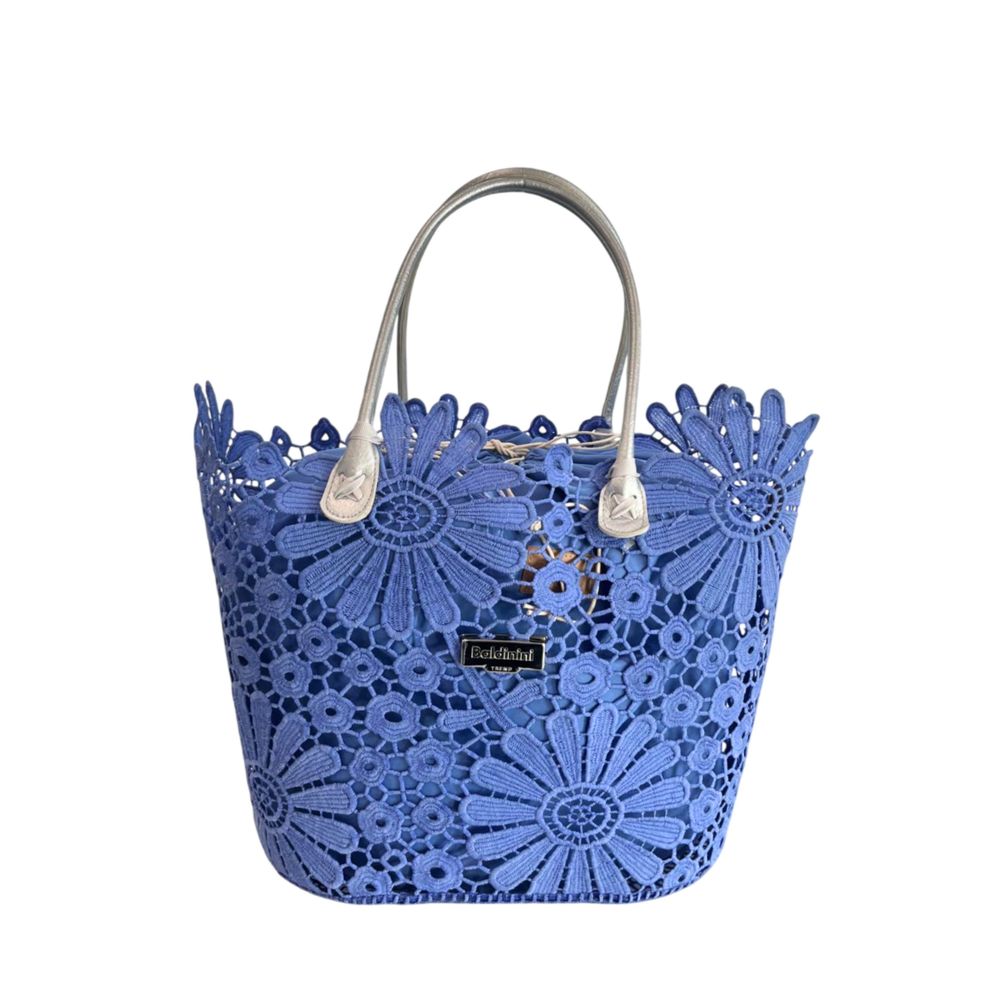 Baldinini Trend Blaue PU-Damenhandtasche