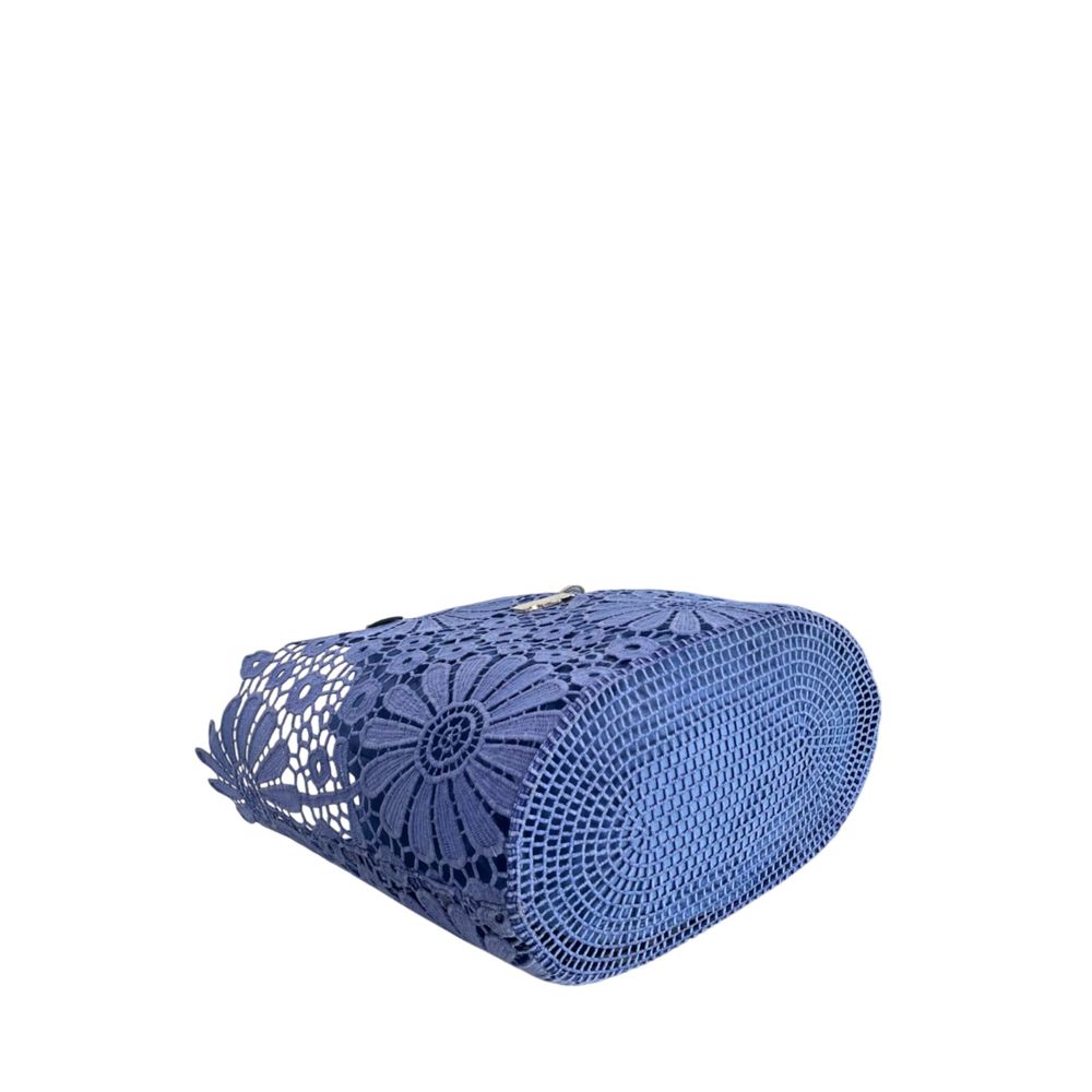 Baldinini Trend Blaue PU-Damenhandtasche