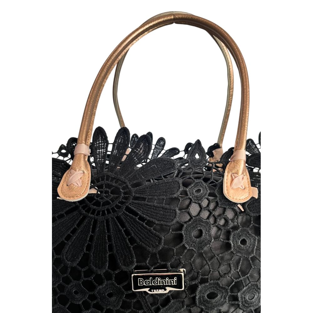Baldinini Trend Schwarze Damen-Handtasche aus PU