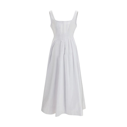 Max Mara Weißes Baumwoll-Freizeitkleid