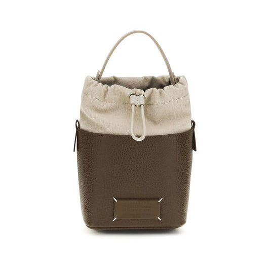Maison Margiela Braune Kalbsleder Bos Taurus Bucket Bag