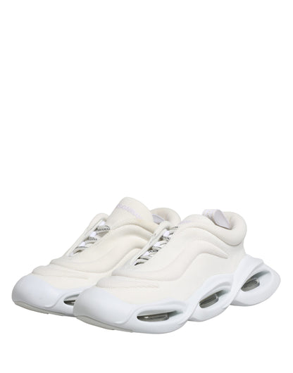 Dolce & Gabbana Weiß Slip On Wave Low Top Turnschuhe Schuhe