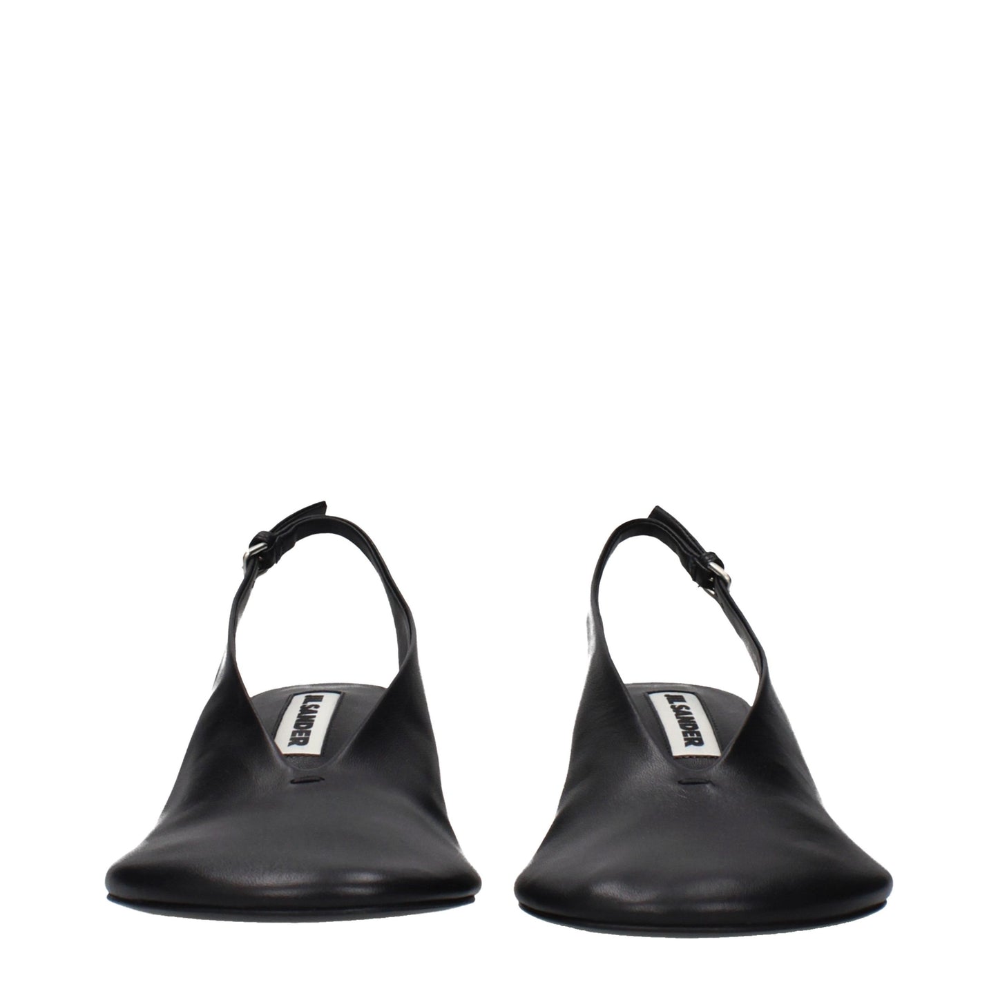 Jil Sander Schwarze Leder Pumps mit hohem Absatz