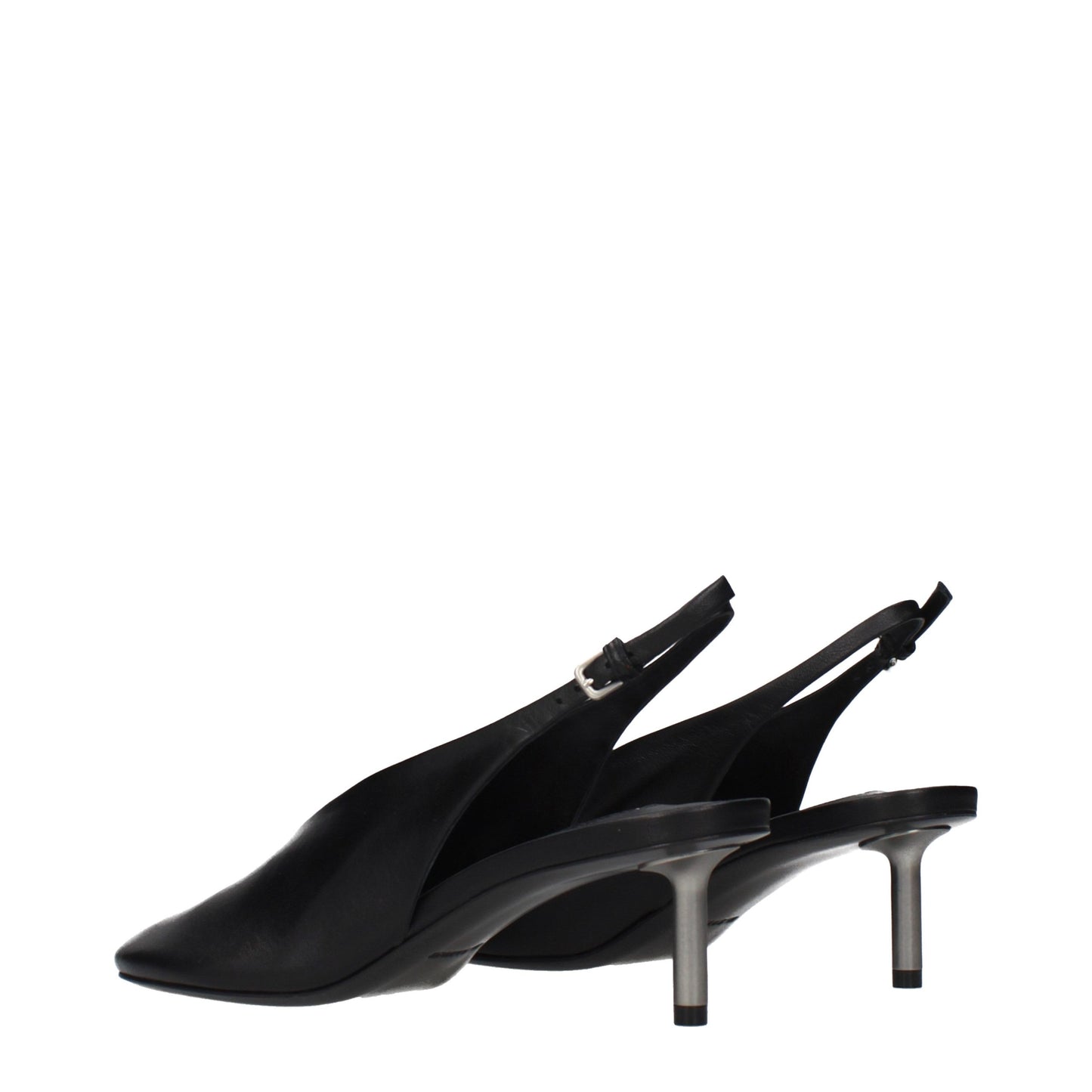 Jil Sander Schwarze Leder Pumps mit hohem Absatz