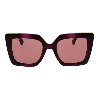 Max Mara Violette Sonnenbrille aus Kunststoff