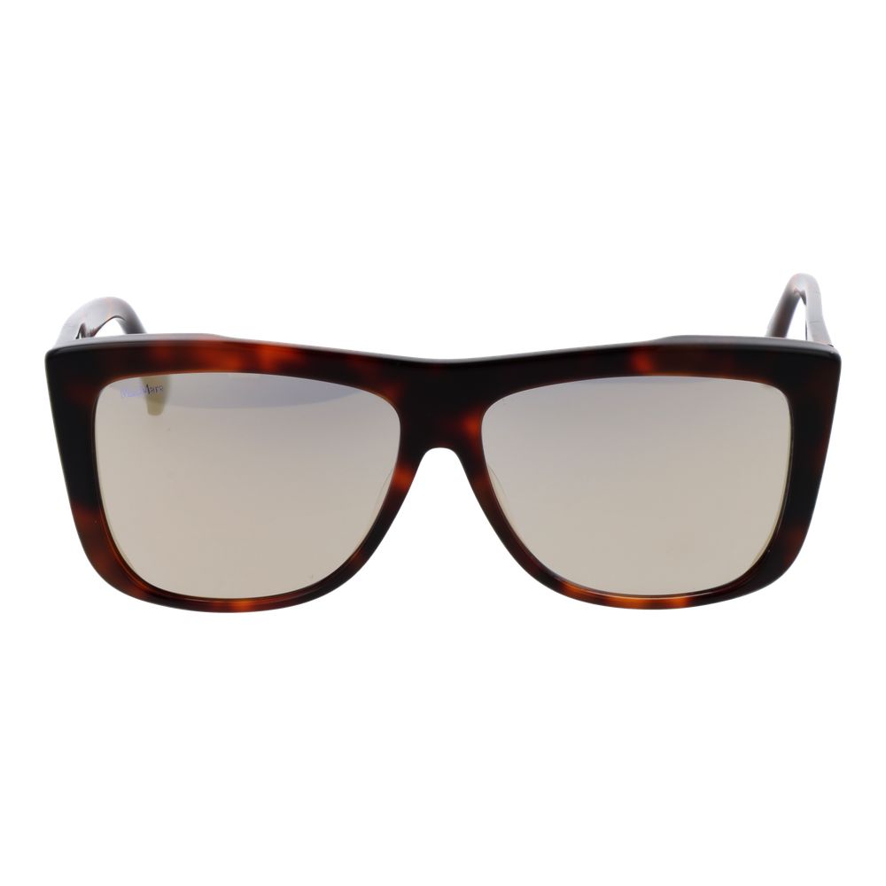 Max Mara Braune Sonnenbrille aus Acetat