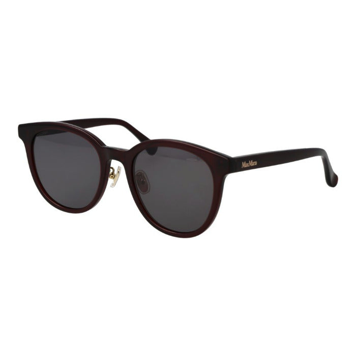 Max Mara Sonnenbrille aus Burgunderrotem Acetat