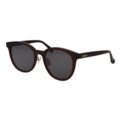 Max Mara Sonnenbrille aus Burgunderrotem Acetat