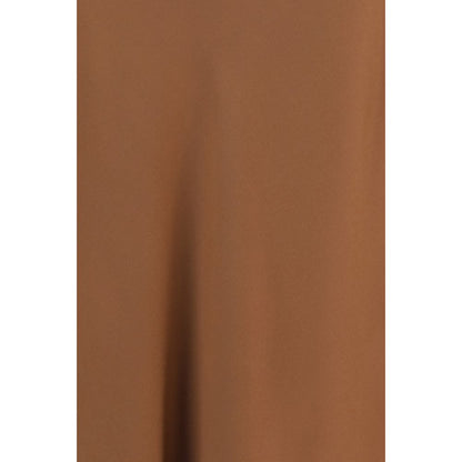 Brunello Cucinelli Brauner Midirock aus Acetat