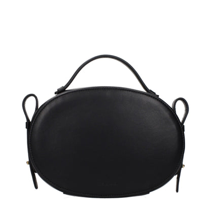 Roberto Cavalli Schwarze Lederhandtasche