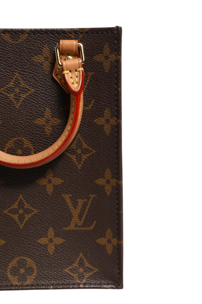 Louis Vuitton Monogram Canvas Petit Sac Plat Tasche