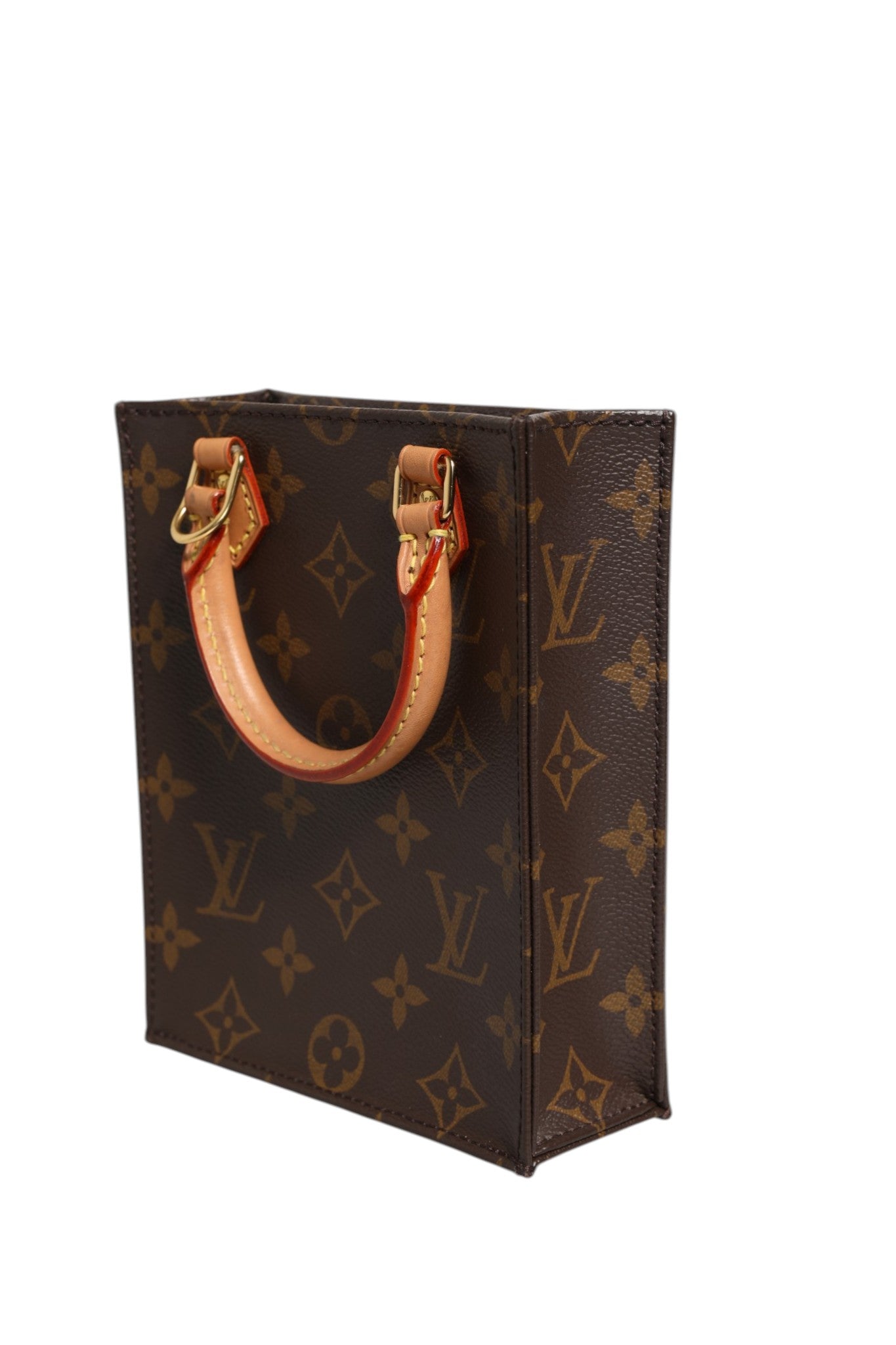 Louis Vuitton Monogram Canvas Petit Sac Plat Tasche