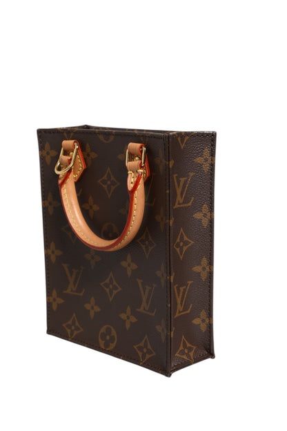 Louis Vuitton Monogram Canvas Petit Sac Plat Tasche