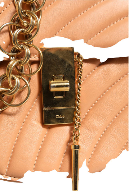 Chloé Gesteppte Kalbsleder Drew Bijou Schultertasche