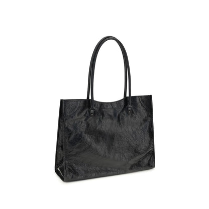 Balenciaga Schwarze Lammleder Schultertasche Ovis Aries Aries