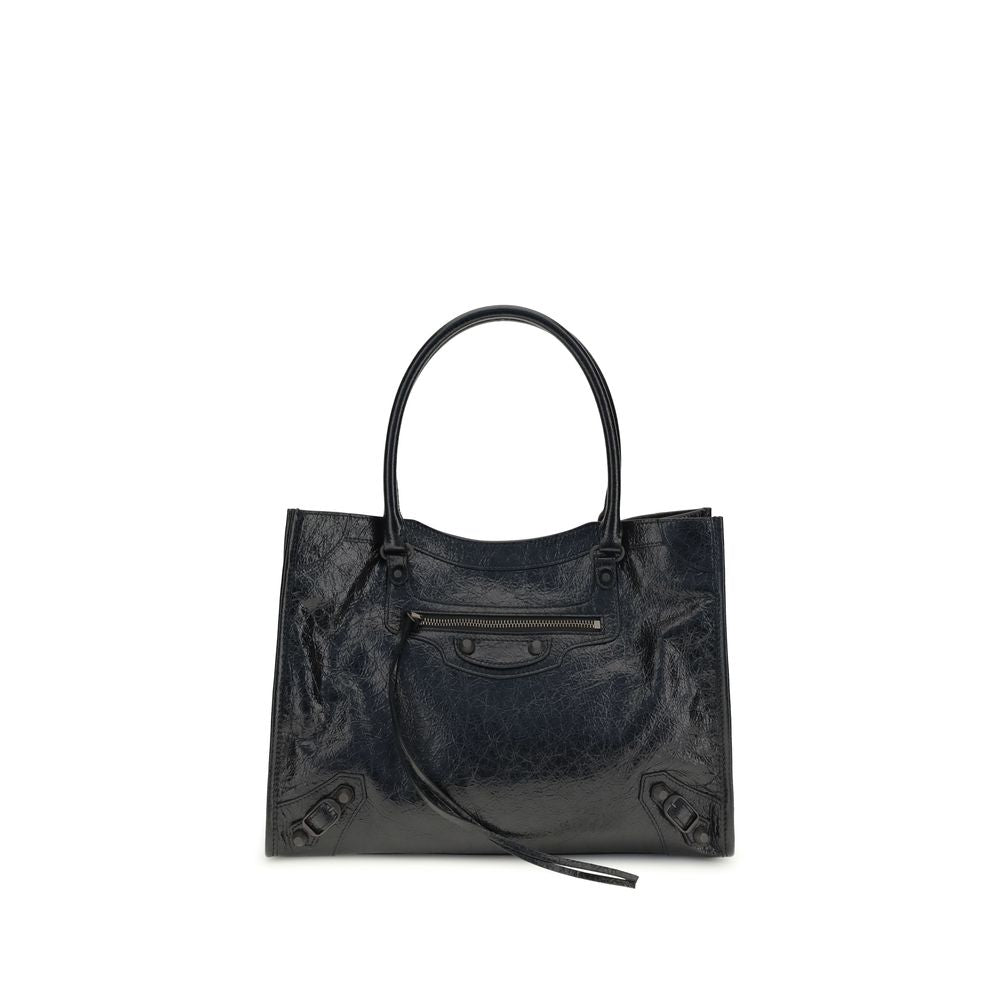 Balenciaga Le City Small Schwarze Lammleder-Tasche