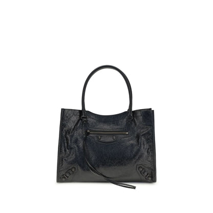 Balenciaga Le City Small Schwarze Lammleder-Tasche