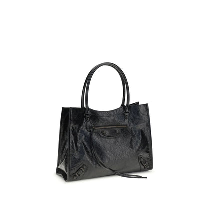 Balenciaga Le City Small Schwarze Lammleder-Tasche