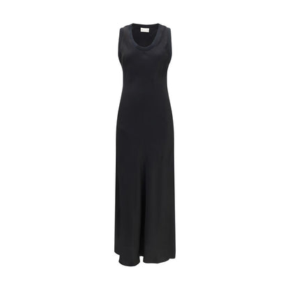 Ami Paris Schwarzes Viskose-Freizeitkleid