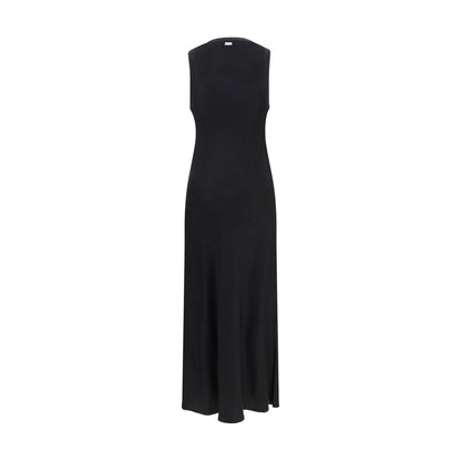 Ami Paris Schwarzes Viskose-Freizeitkleid