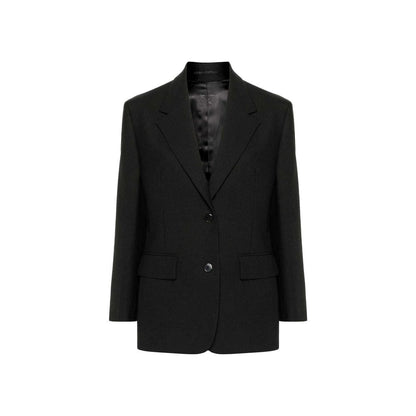 Prada Schwarzer Blazer aus reiner Schurwolle