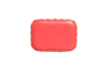Chanel Mini-Koffer aus Bast mit Streifen
