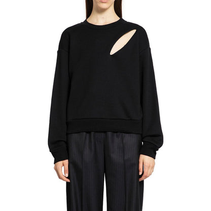 Alexander McQueen Schwarzer Baumwoll-Sweatshirt