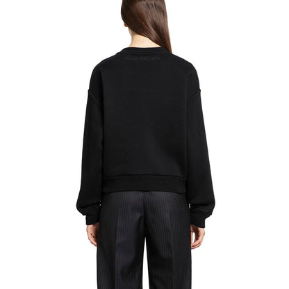 Alexander McQueen Schwarzer Baumwoll-Sweatshirt