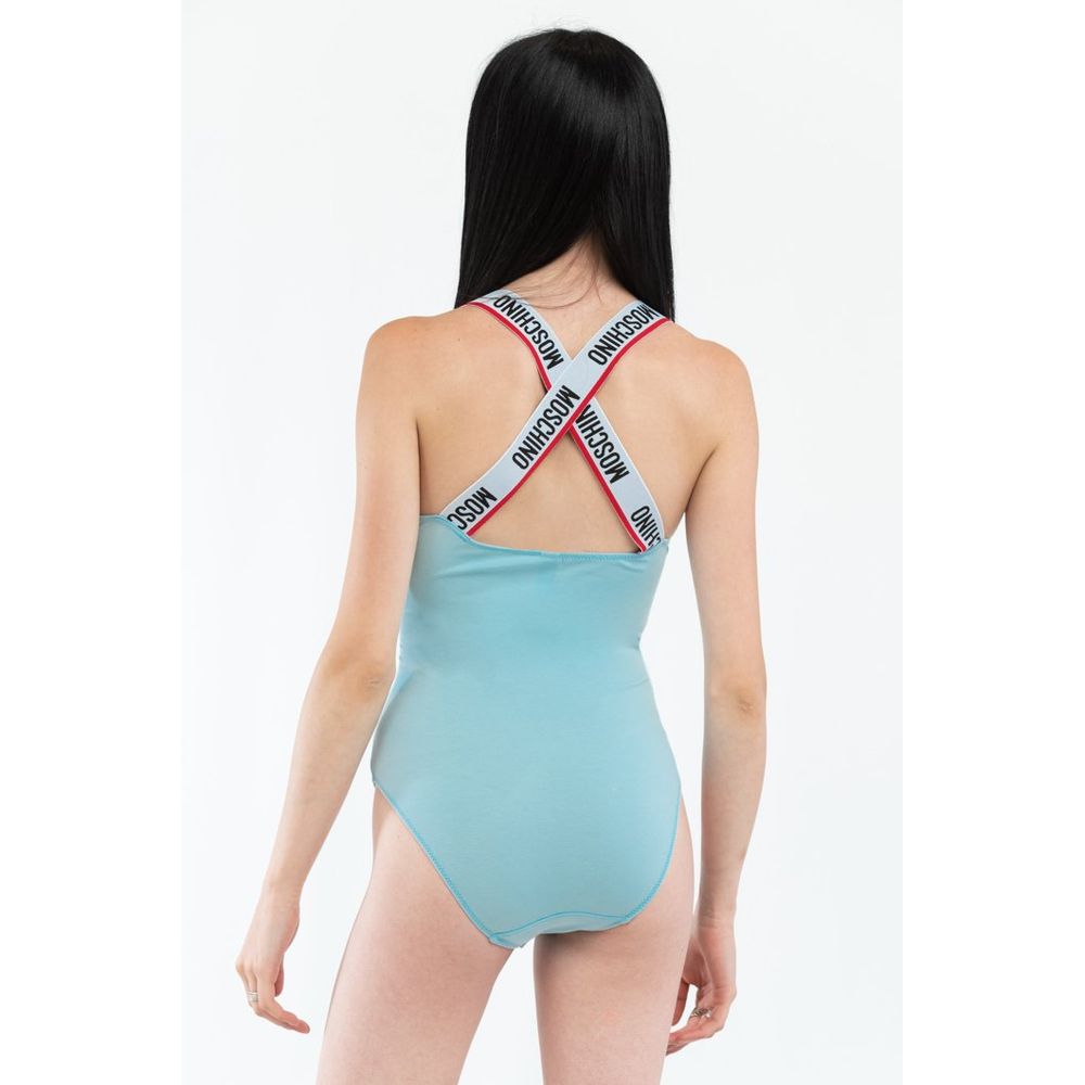 Moschino Blauer Baumwollbody