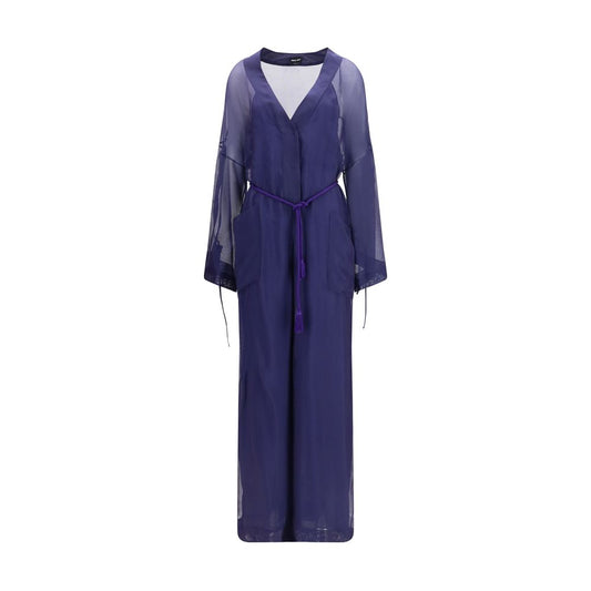 Giorgio Armani Blauer Viskose-Overall