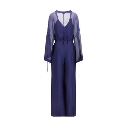 Giorgio Armani Blauer Viskose-Overall