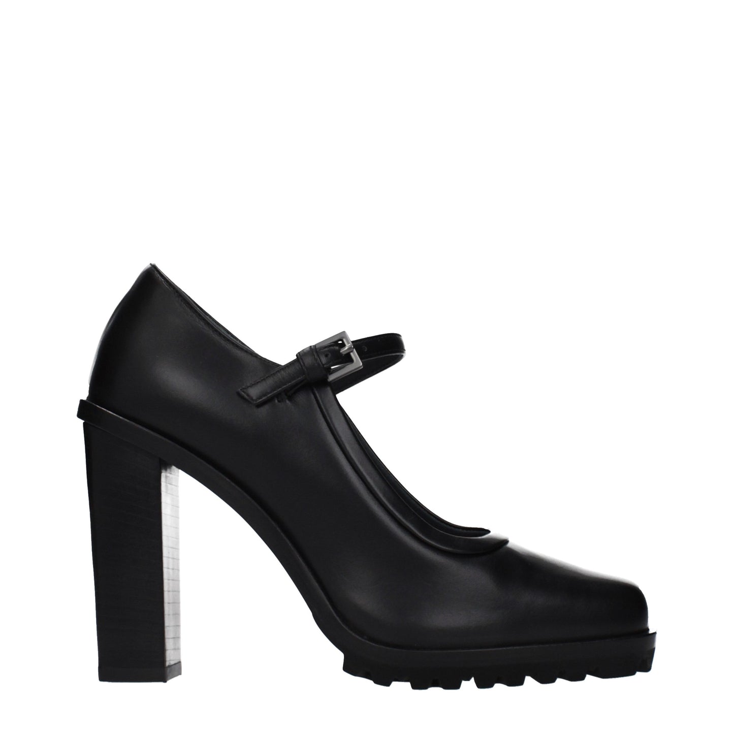 Max Mara Schwarze Leder Pumps mit hohem Absatz