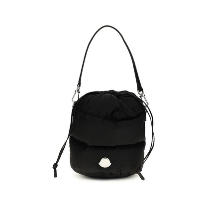 Moncler Schwarze Beuteltasche aus Polyamid