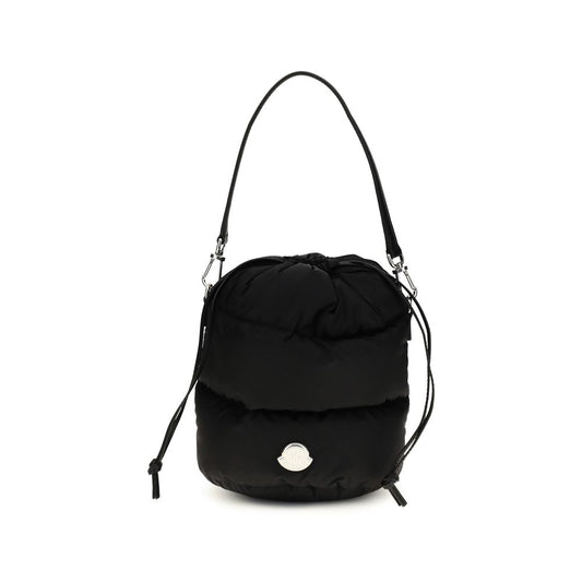 Moncler Schwarze Beuteltasche aus Polyamid