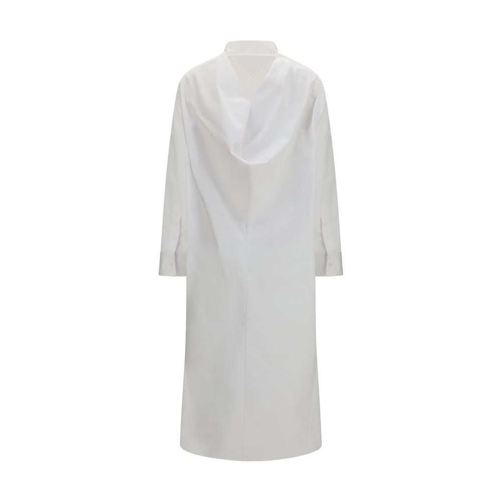 Balenciaga Weißes Baumwoll-Freizeitkleid
