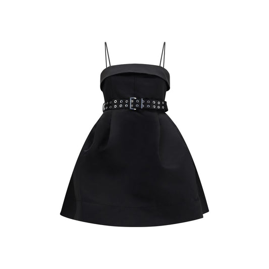 Ganni Schwarzes Freizeitkleid aus Polyester