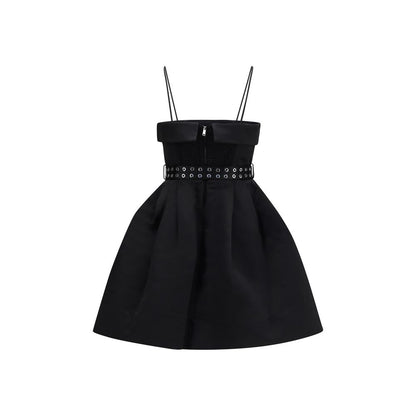 Ganni Schwarzes Freizeitkleid aus Polyester