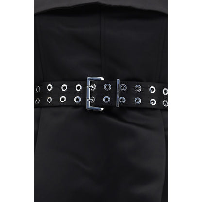 Ganni Schwarzes Freizeitkleid aus Polyester