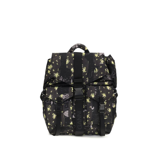 Ganni Mehrfarbiger Rucksack aus recyceltem Polyamid