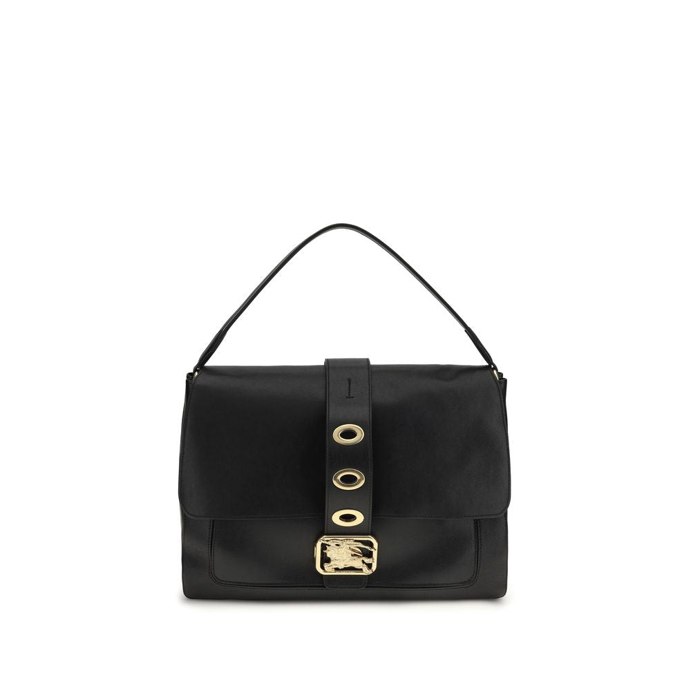 Burberry Schwarze Lammleder Handtasche Ovis Aries Aries