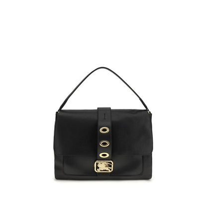 Burberry Schwarze Lammleder Handtasche Ovis Aries Aries