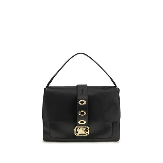 Burberry Schwarze Lammleder Handtasche Ovis Aries Aries