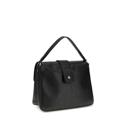 Burberry Schwarze Lammleder Handtasche Ovis Aries Aries